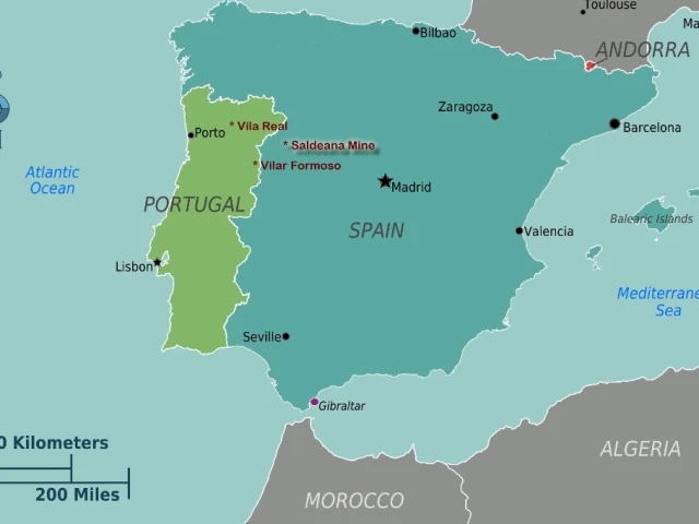 Portugal and Spain - Saldeana Wolfram Mine